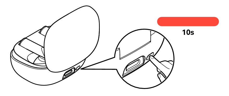 Push case button10s C840NCW